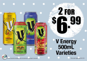 v energy drink deals x convenience